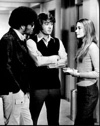 Mod Squad black and white photo print of Clarence Williams III, Michael Cole, and Peggy Lipton.