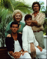 Remington Steele Cast Photo Print Featuring Pierce Brosnan & More