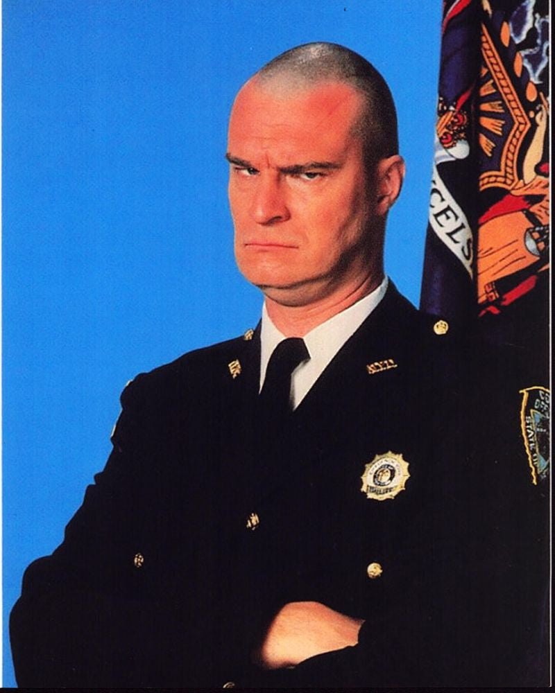 Richard Moll in Uniform - Night Court Photo Print