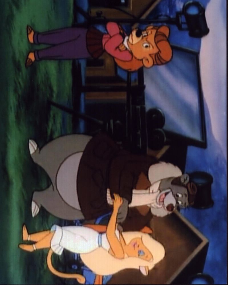 TaleSpin photo print featuring Sally Struthers, Ed Gilbert, and Tress MacNeille.