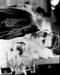 River Phoenix Black and White Photo Print - Looking Over Shoulder in Dogfight