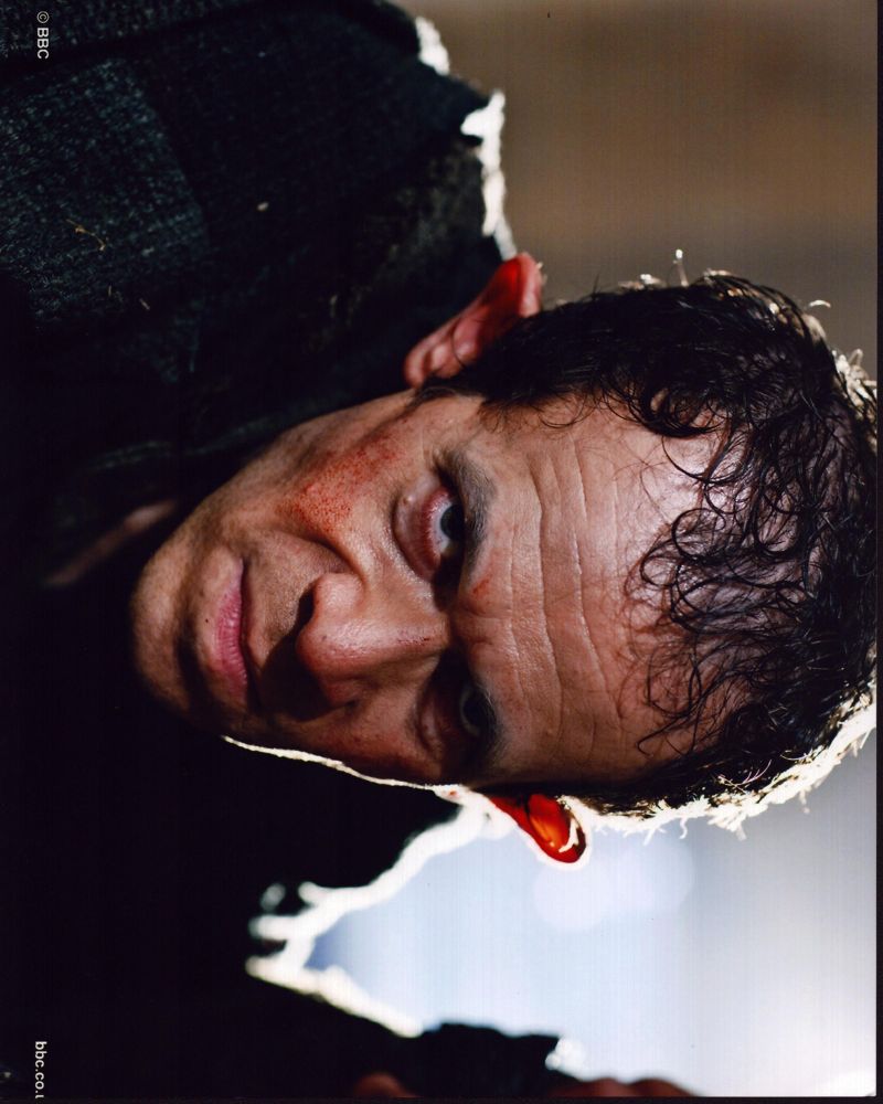 Adam Godley close-up photo print from Merlin, showcasing intricate details.