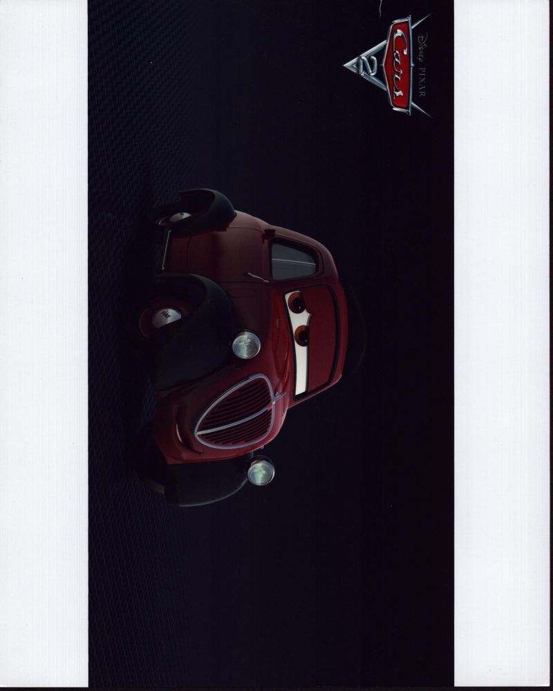 Franco Nero Cars 2 Photo Print featuring vibrant animation artwork.