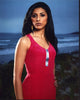Reshma Shetty photo print in a hot pink dress, vibrant and stylish.