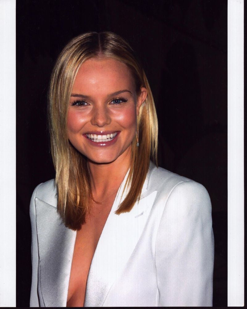 Kate Bosworth Stunning Photo Print in White Suit