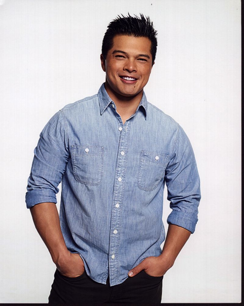Vincent Rodriguez III in Denim Shirt Photo Print on premium paper.
