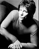 Jon Bon Jovi black and white photo print wearing a ribbed sweater.