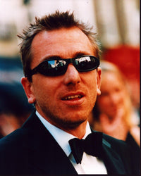 Tim Roth photo print in tuxedo and sunglasses, stylish decor.