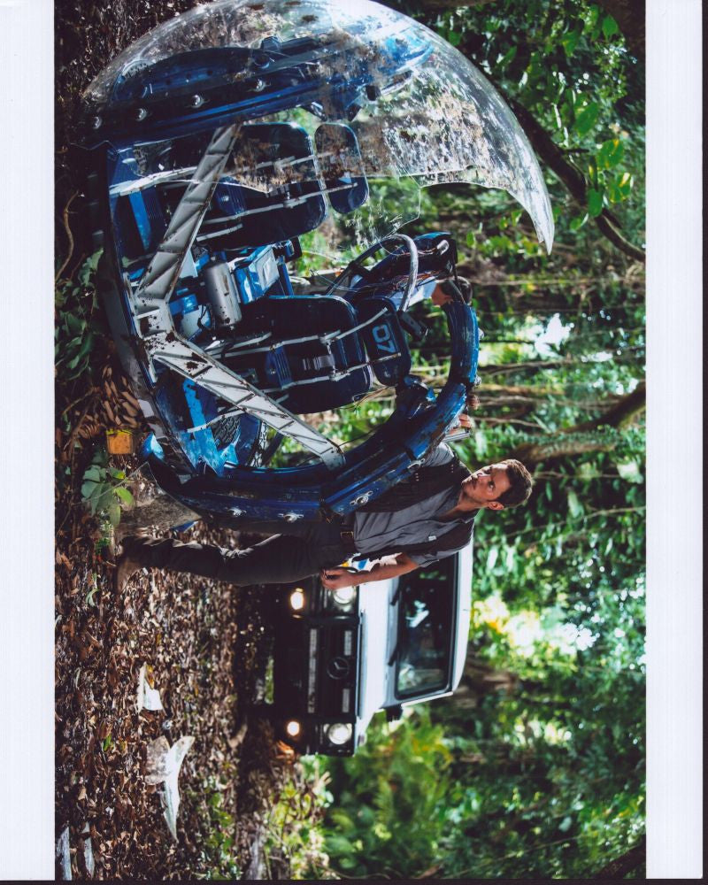 Chris Pratt Jurassic World Photo Print - Broken Ride Scene