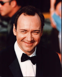 Kevin Spacey smiling in a tuxedo and bowtie photo print