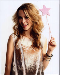 Bridgit Mendler Sequin Top with Pink Wand Photo Print
