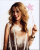 Bridgit Mendler Sequin Top with Pink Wand Photo Print