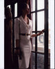 Gugu Mbatha-Raw in white suit with gun from Undercovers - Photo Print