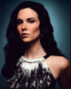 Laura Mennell Black and White Halter Photo Print showcasing elegance and style.