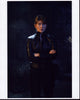 Jewel Staite photo print arms crossed in leather jacket
