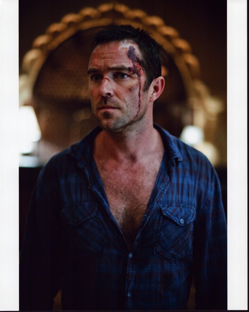 Sullivan Stapleton Bloody Face Scene from Strike Back Photo Print