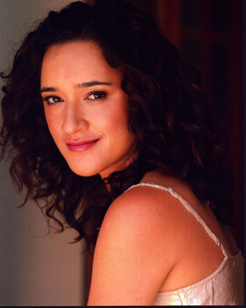 Keisha Castle-Hughes Headshot Photo Print in Tan Tank Top