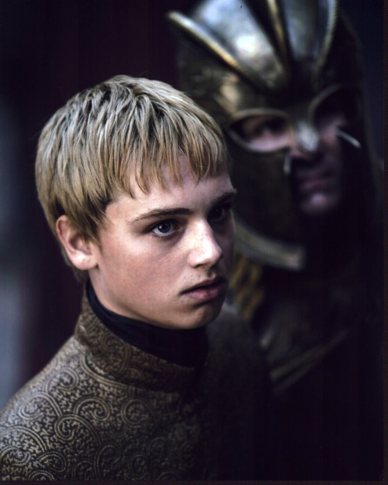 Dean-Charles Chapman Looking Up in Game of Thrones Photo Print