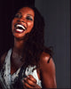 Shanola Hampton Laughing in Black and White Photo Print