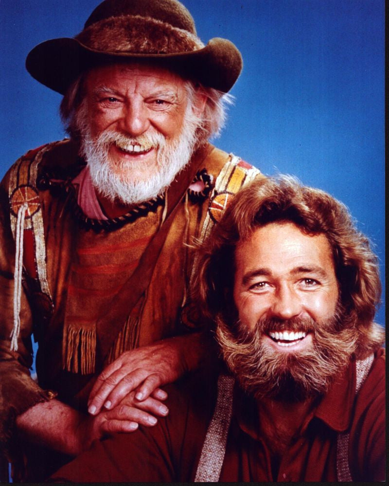 Denver Pyle and Dan Haggerty Photo Print from Grizzly Adams