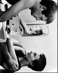 Jean-Paul Belmondo and Jean Seberg in Breathless Black and White Photo Print