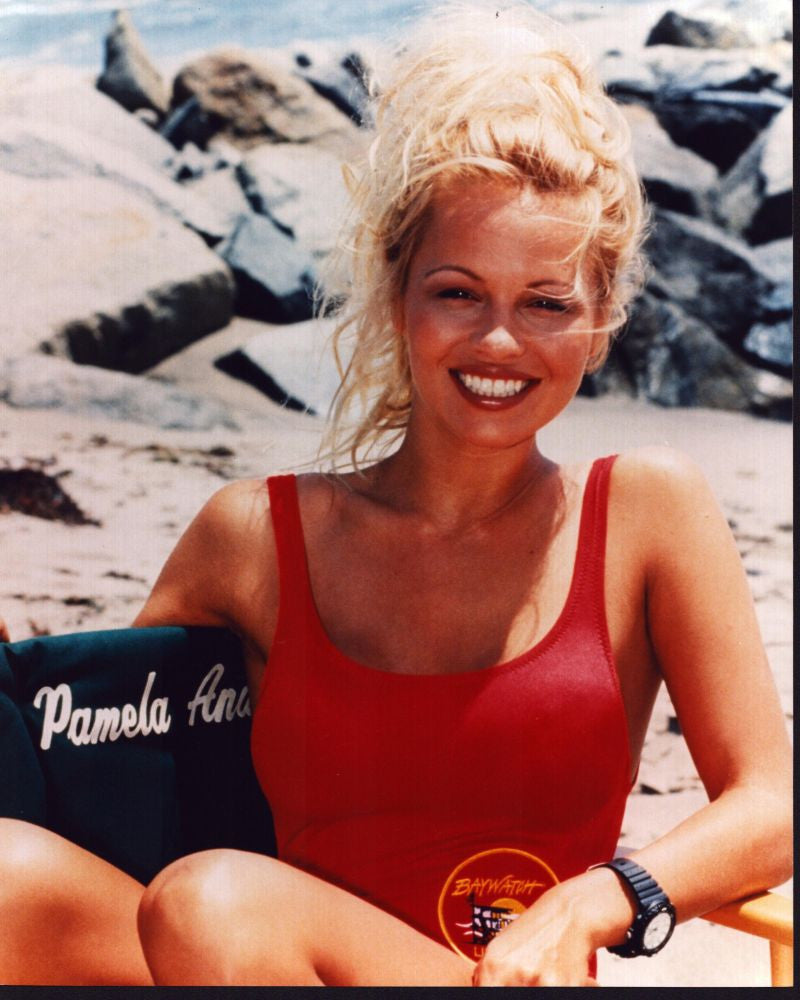 Pamela Anderson Baywatch Photo Print - Iconic Red Swimsuit