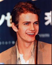 Hayden Christensen Talking in Tan Jacket Photo Print