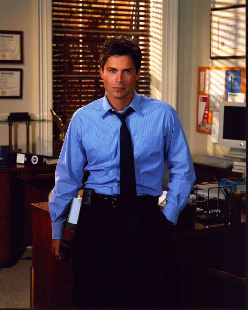 Rob Lowe West Wing Photo Print - Sitting on Desk
