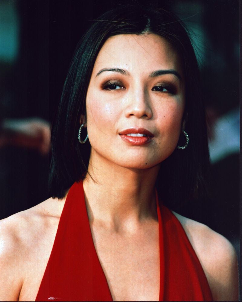 Ming-Na Wen Close-Up Photo Print in Red Dress - Multiple Sizes
