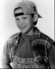 Jonathan Taylor Thomas Black and White Photo Print in Overalls and Flannel