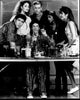 Saved By The Bell Group in Science Lab Black and White Photo Print
