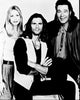 Renegade Black and White Photo Print featuring Kathleen Kinmont, Lorenzo Lamas, and Branscombe Richmond