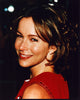 Jennifer Grey looking over shoulder in red top photo print