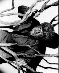 Lon Chaney Jr. The Wolf Man Black and White Photo Print