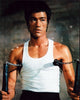 Bruce Lee With Nunchucks Under Arms Photo Print