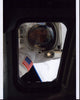 Mike Massimino looking through spaceship window photo print.
