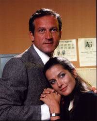 Daniel J. Travanti and Veronica Hamel Hill Street Blues Photo Print