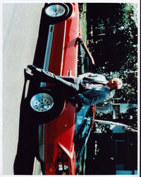 Jameson Parker Leaning On Camaro in Simon & Simon Photo Print