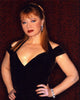 Andrea Evans in Velvet Off Shoulder Dress Photo Print