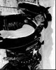 Stuart Whitman Next to Horse in Cimarron Strip Black and White Photo Print