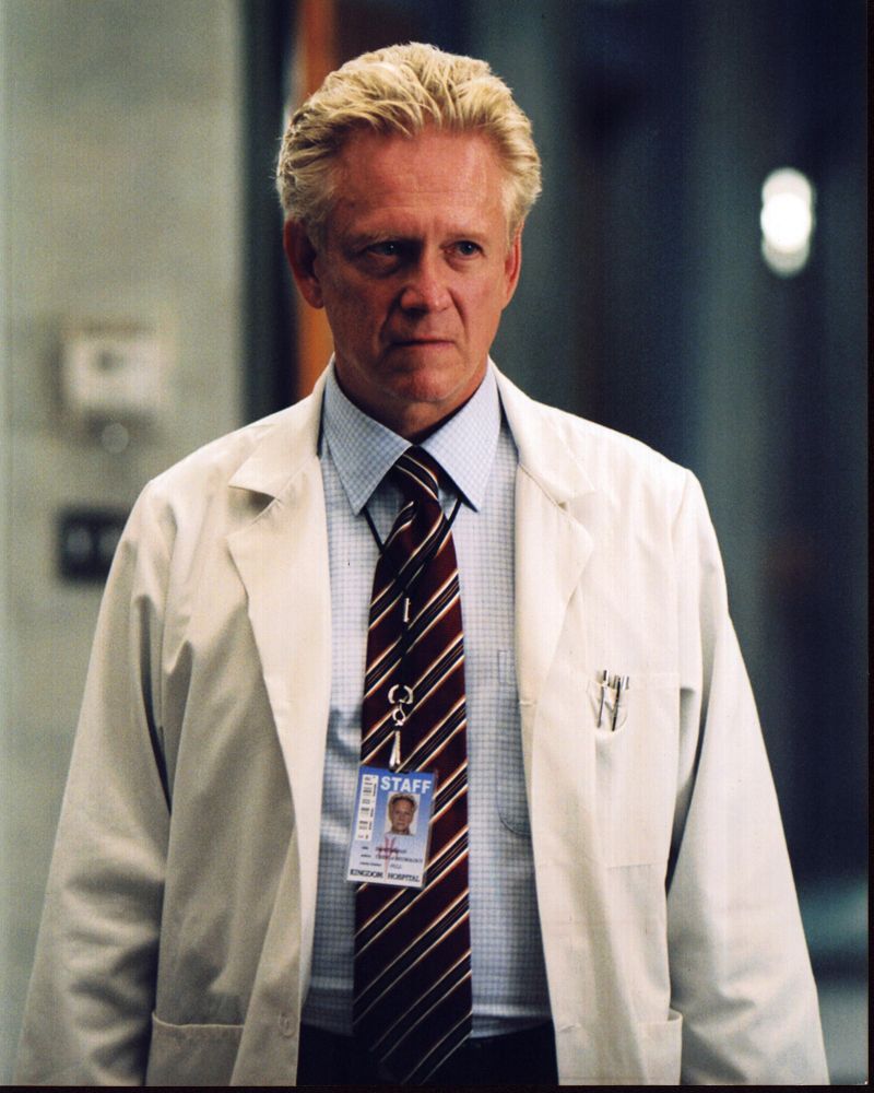 Bruce Davison in lab coat from Kingdom Hospital photo print
