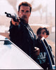 Arnold Schwarzenegger and Edward Furlong in Terminator 2: Judgment Day Photo Print