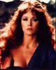 Tanya Roberts in ripped blue top photo print