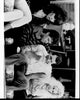 Black and white photo print of Married... With Children cast on couch