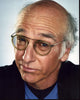 Larry David Close Up Photo Print in Blue Sweater and Black Jacket