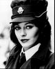 Lesley-Anne Down in uniform black and white photo print