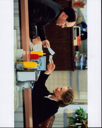 Jason Alexander and Heidi Swedberg Seinfeld photo print showcasing a classic scene.