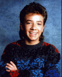 David Faustino headshot photo print in sweater