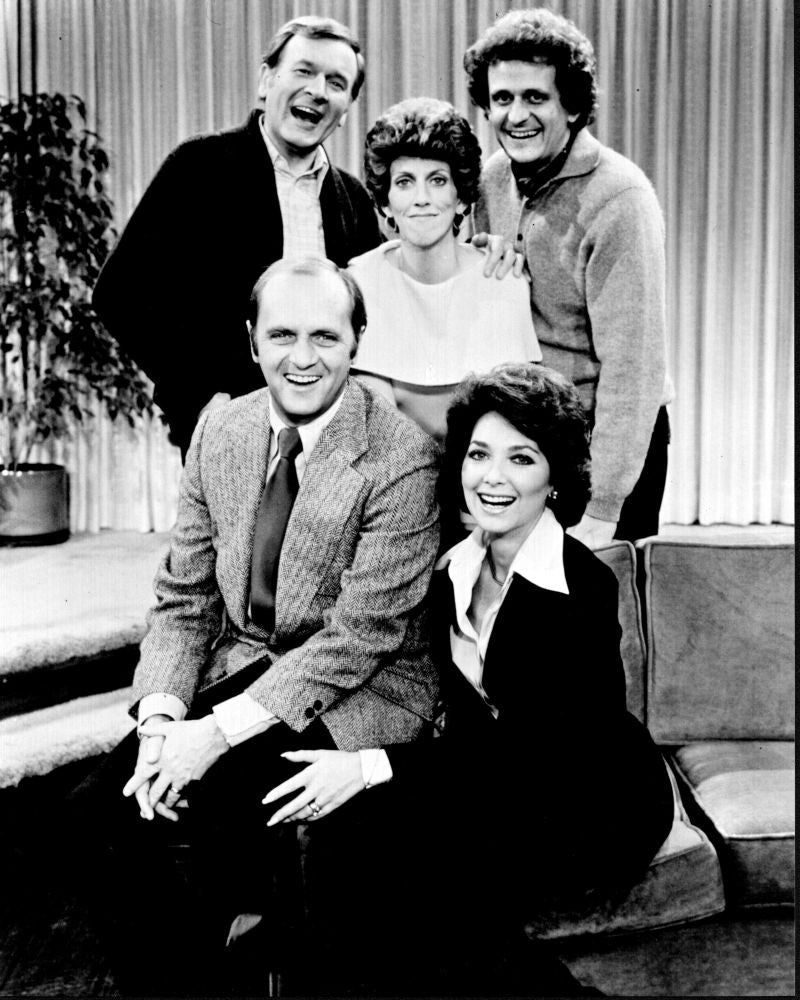 The Bob Newhart Show Group Black and White Photo Print