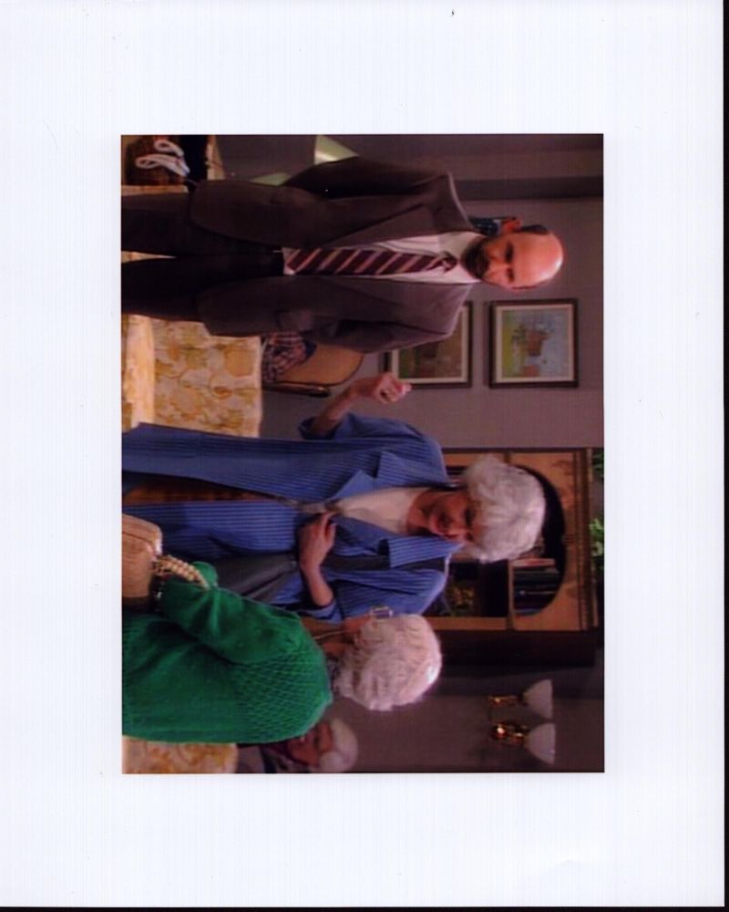 Golden Girls photo print featuring Don Lake, Bea Arthur, and Estelle Getty.